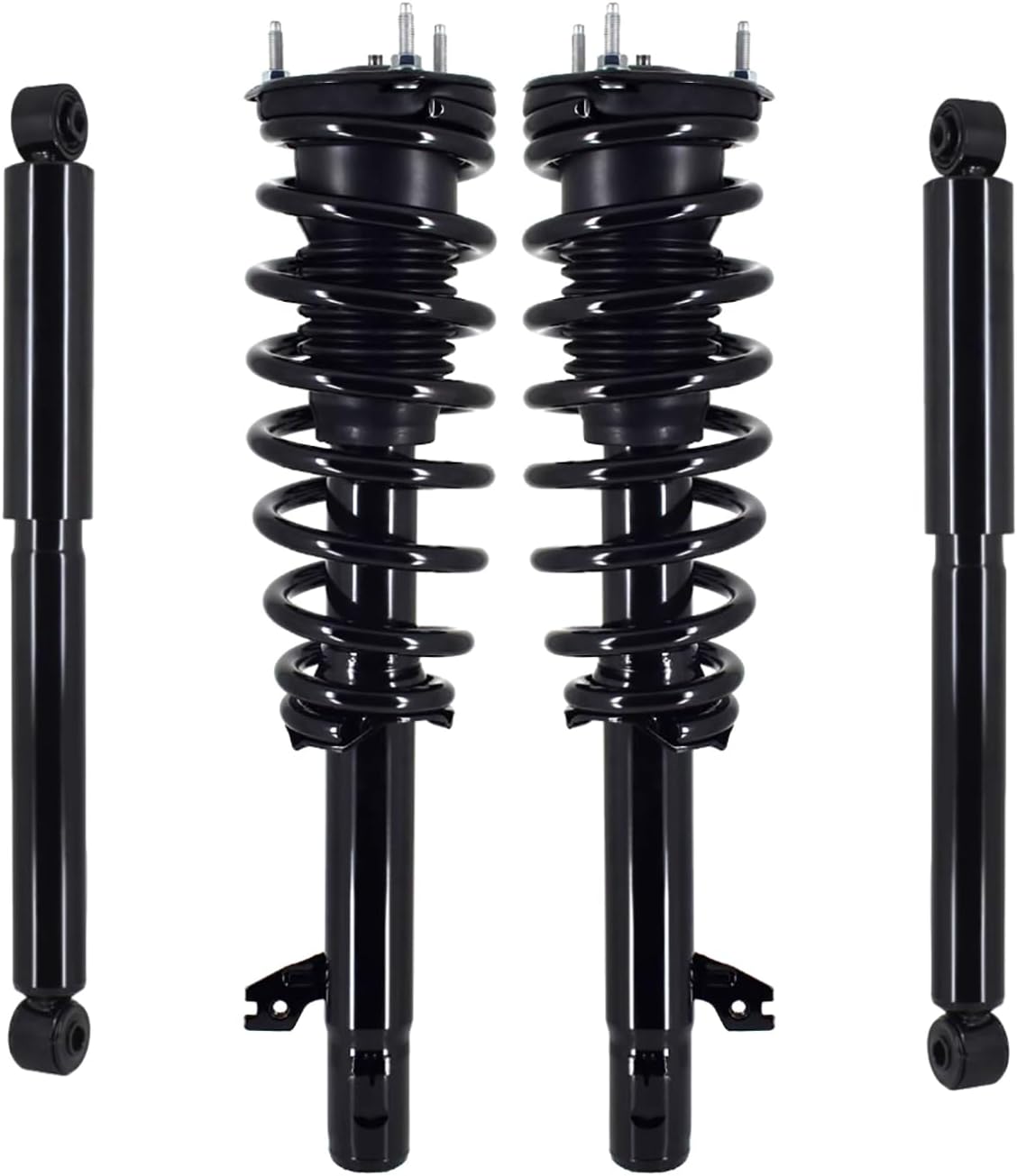 PM Auto Set 4 Front Quick Complete Strut-Coil Spring-Rear Shock For 2009-2013 Mazda 6