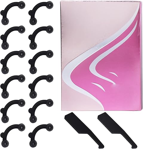 2 juegos de clip de moldeo para levantar la nariz, enderezador de puente, portátil, suave para mujeres y hombres