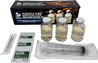 Quick Culture Mini Spore Germinating Liquid Culture Jars (3-Pack)