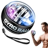 Wrist Ball, 2026 New Wrist Ball Exerciser, Auto-Start Gyroscopic Forearm Exerciser with LED Lights, Adjustable Resistance for Enhance Grip Strength