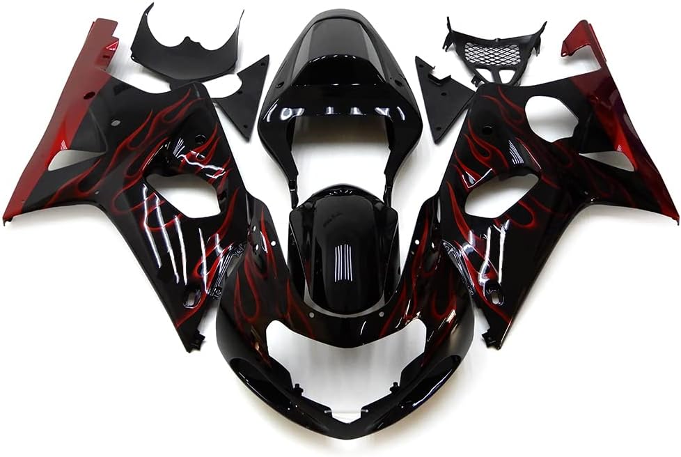 FLPRO Motorcycle Complete Fairings Fit for Suzuki GSXR1000 2000 2001 2002 K1 K2 00 01 02 GSXR 1000 ABS Plastic Injection Bodwork Gloss Black Red Bodyframe Kit Set