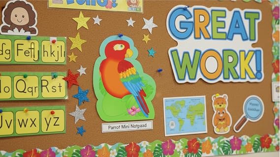 SHAPES ETC. Parrot Mini Notepad 3in 35 Sheets