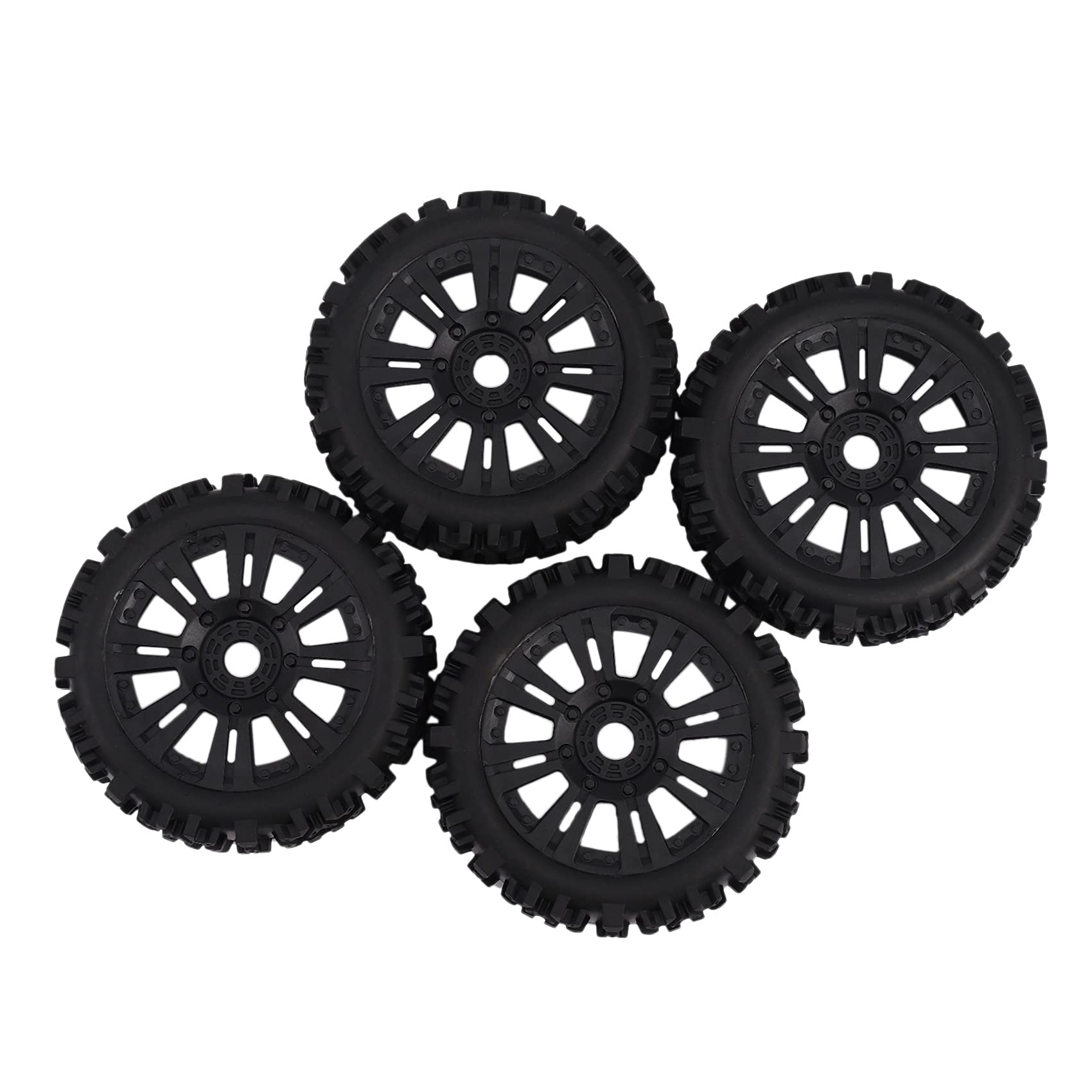 8 Pneus + Jantes 17 Mm Dents Profondes 1/8 RC Off-Road - Compatible Redcat, Team Associated, VRX, Hobao
