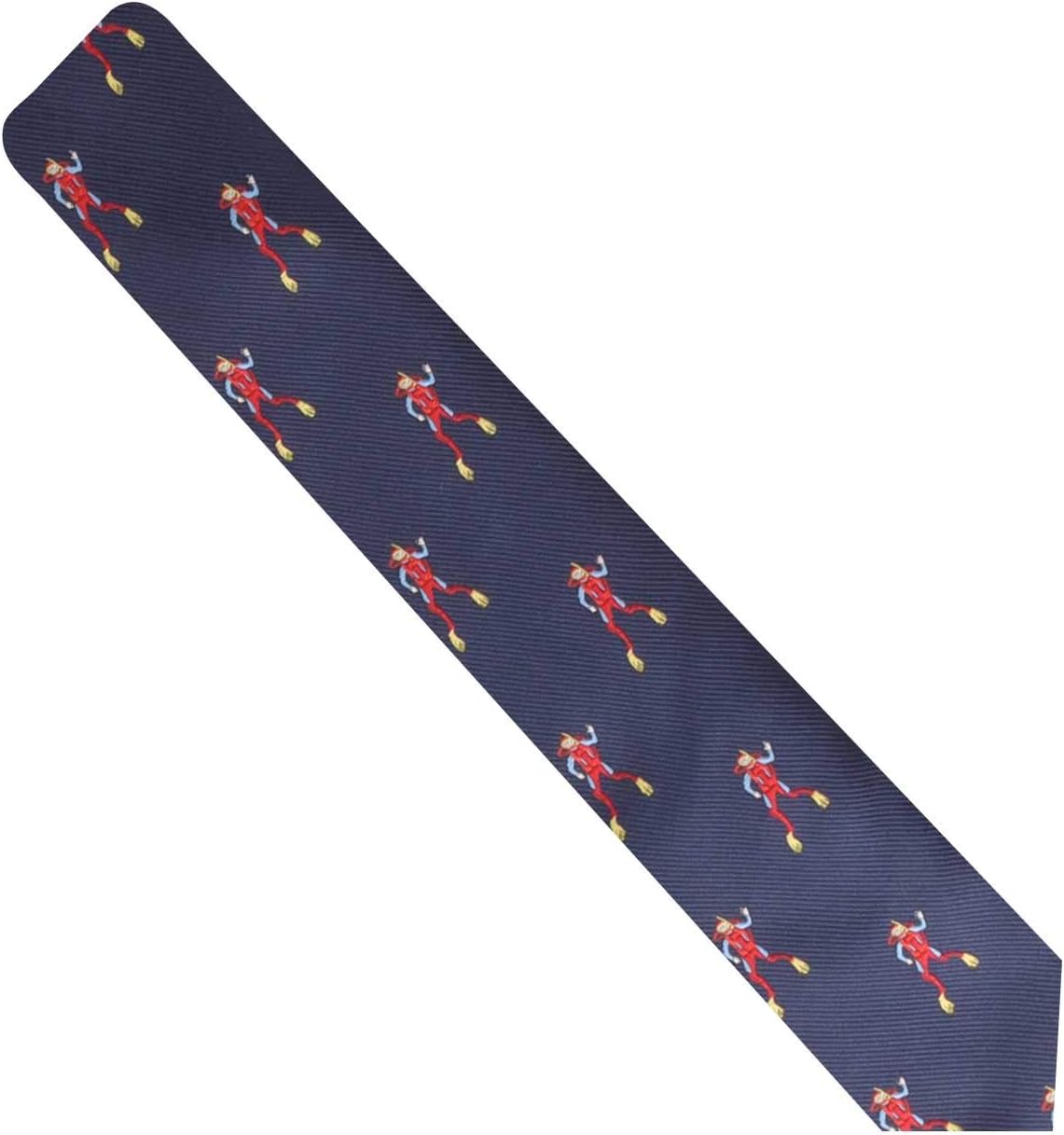AUSCUFFLINKS Scuba Diver Neckties for Men | Skinny Neck Ties Present for Work Colleague Him Dad Guys | Anniversary Birthday Present for Husband (SCUBA DIVER)