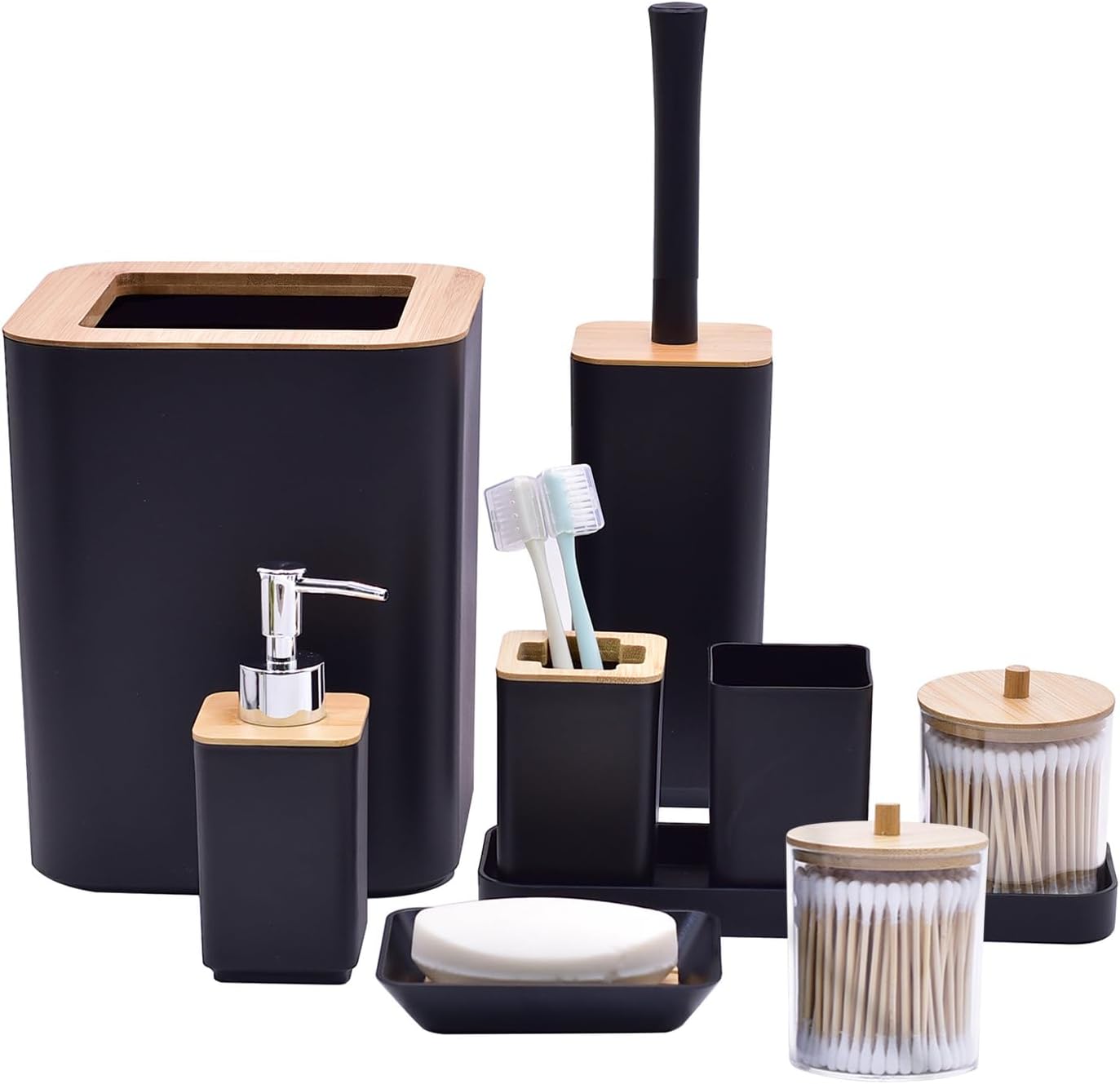 Acrylique Salle De Bains Accessoires De Bain Tasse Bouteille Porte