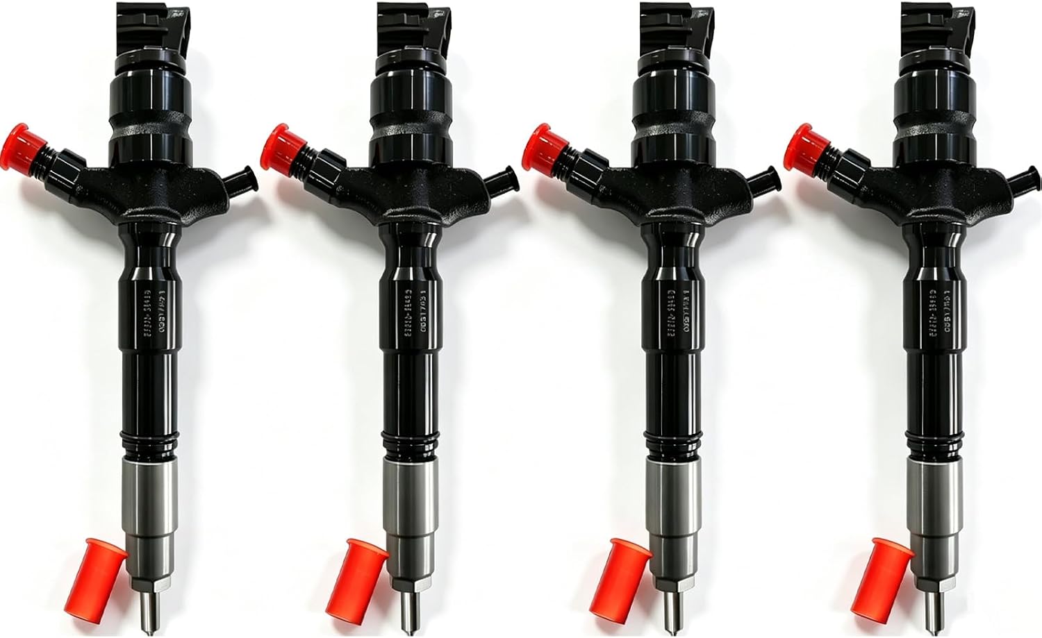 4-pcs Fuel Injections 23670-39435 2367039435 Compatible for TY 1KD-FTV D-4D 3.0L Engines