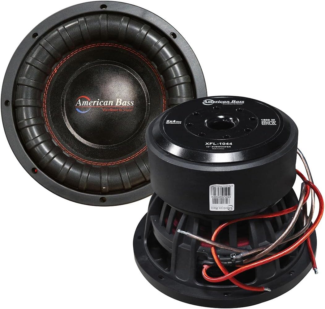 American Bass XFL1044 10inch Competition Car Subwoofer