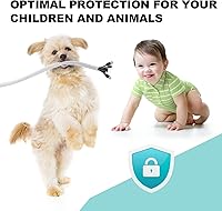 Vista 4 de AGPTEK Cable Sleeve Cover, 10ft - 1 inch Cord Management Wire Organizer Under Desk, Home Office Computer Wire Cover Hider Cord Protector, Protect