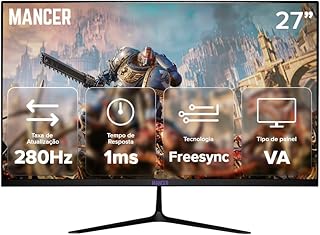 Monitor Gamer Mancer Horizon Z PRO280H | 27 Polegadas | VA | Full HD | 280Hz | 1ms | FreeSync/G-Sync | MCR-HZP280H-BL01