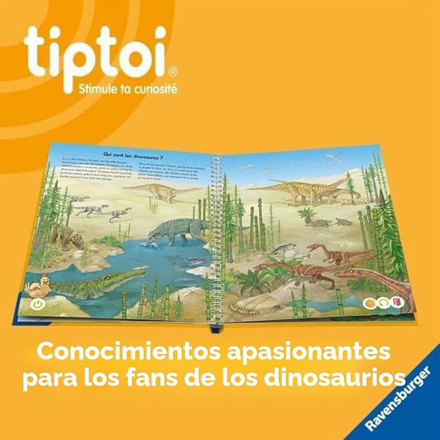 Foto 3 de 6 de Ravensburger - tiptoi® - Starter Set - Lector + Libro «Descubro los Dinosaurios»