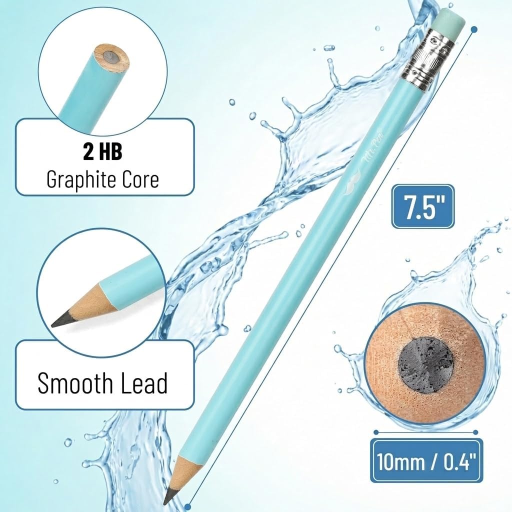 Mr. Pen- Jumbo Pencils, 60 pcs, Preschool Pencils, Large Pencil image 3