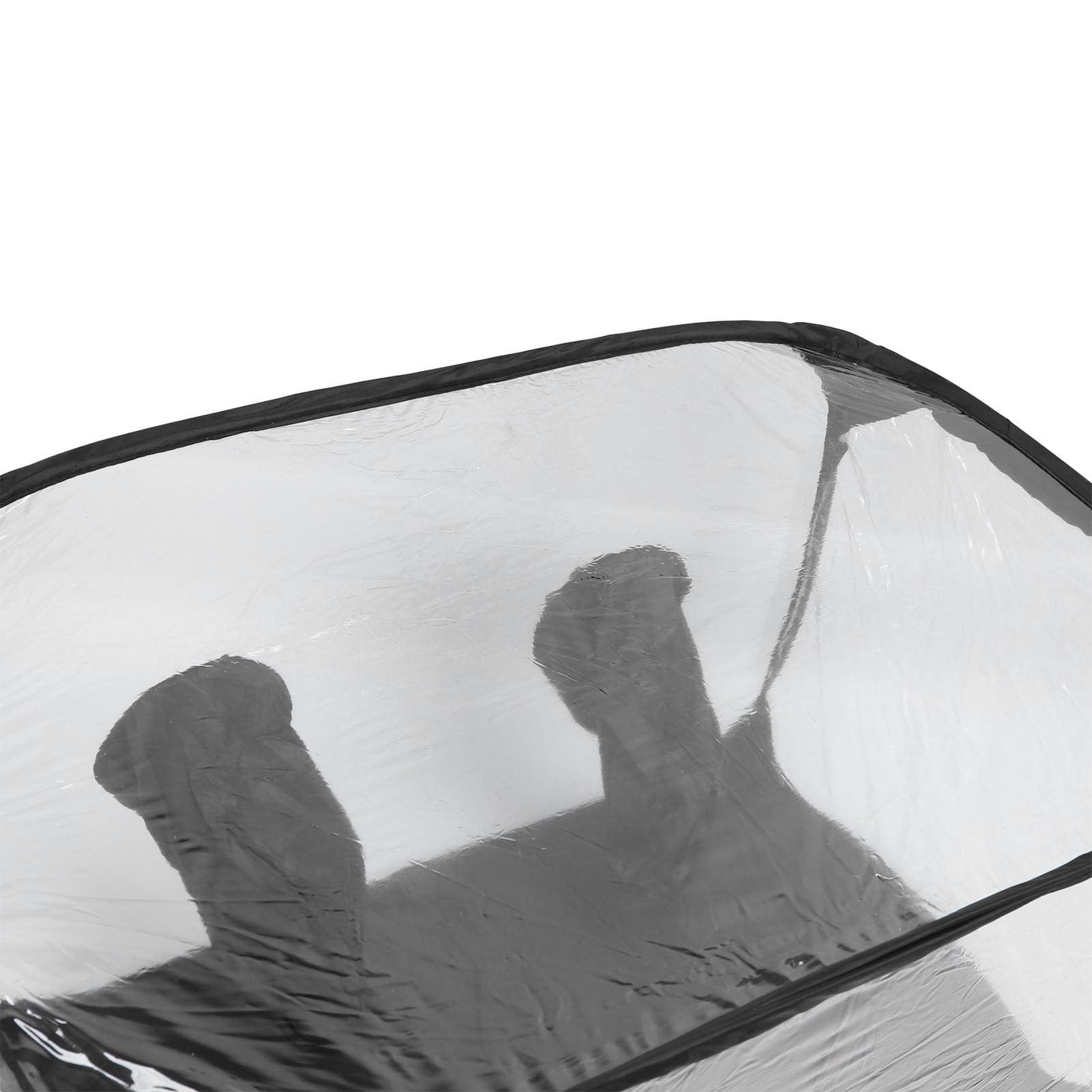 SIXRUN Caja de Aire Quieto para Microbiología, PVC Transparente Plegable, con Soporte de Acero Inoxidable, 80x50x50cm, Portátil para Cultivo de Hongos