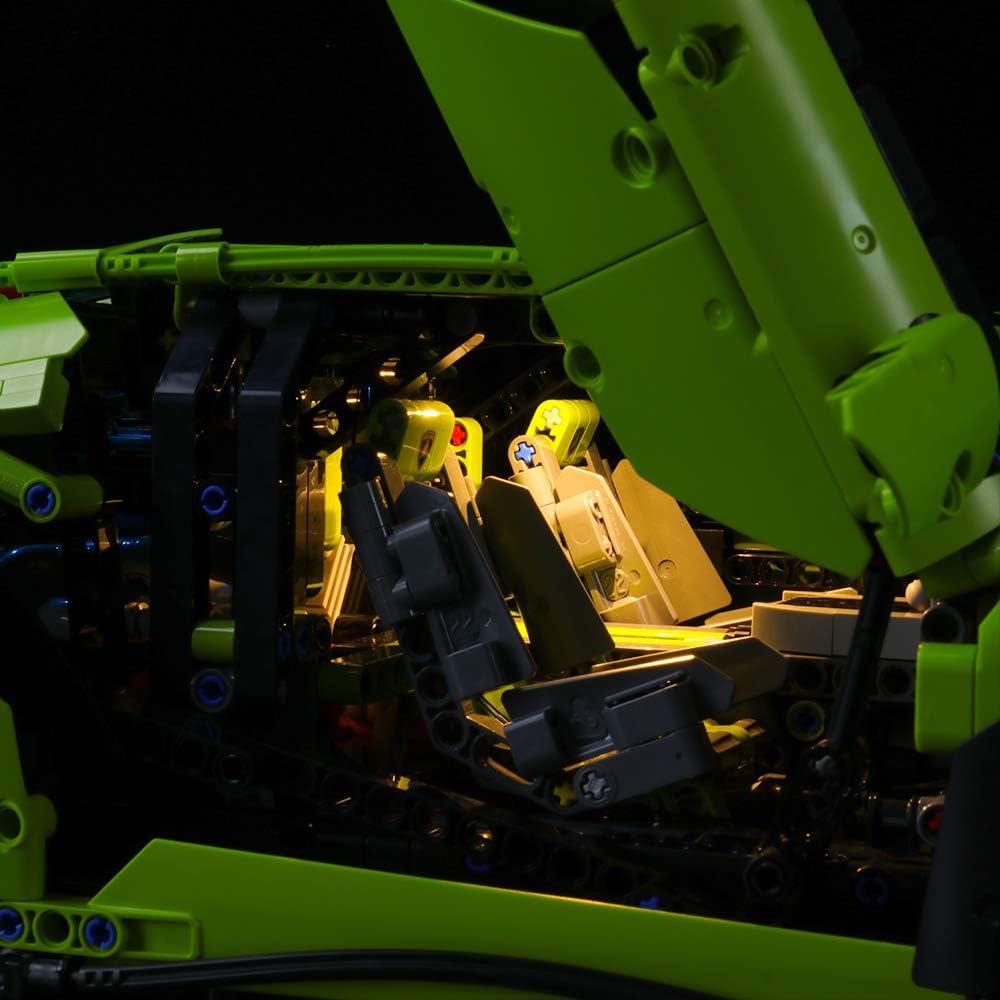 LIGHTAILING Light Set for (technic Lamborghini sian FKP 37) Building Blocks Model - Led Light kit Compatible with Lego 42115(NOT Included The Model)