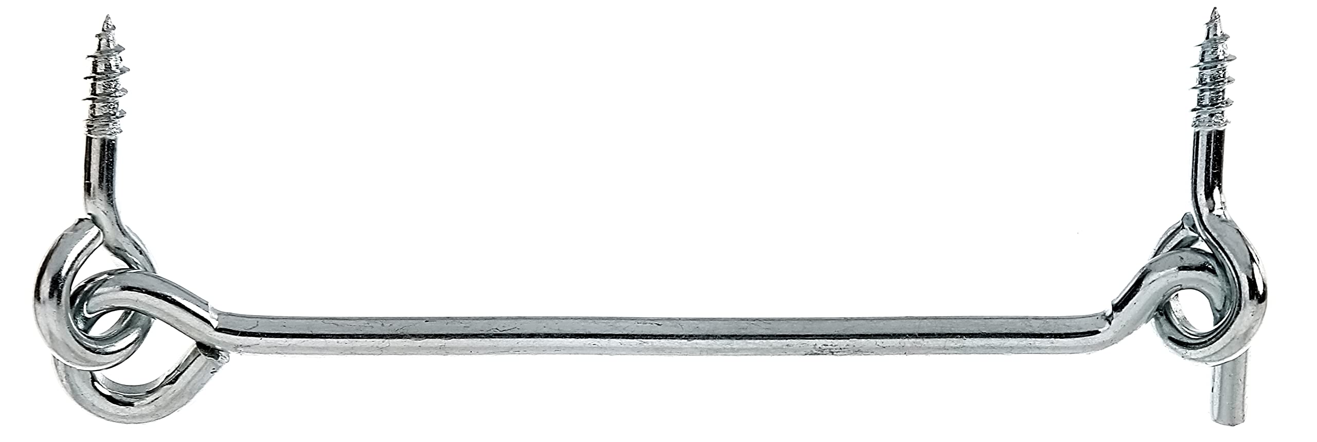 Alberts Blue Galvanised Gah- 204457 Galvanised Storm Hook With Angle Plates Or Eyelets Length 120 Mm Hook Diameter 4 Mm
