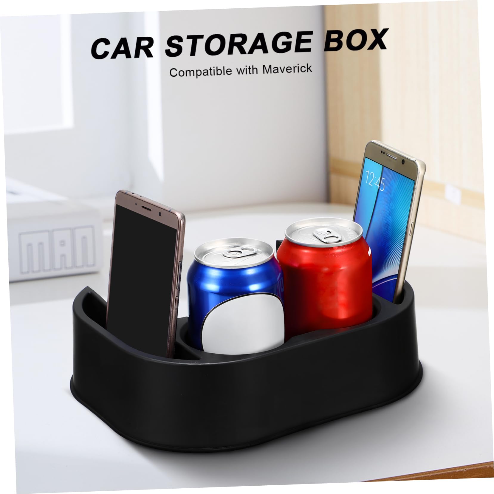 Mobestech Porta Bevande Per Auto Posteriore Organizer Per Seggiolino Accessori Per Organizzazione Auto Compatibile Con Facile Installazione e Design Elegante