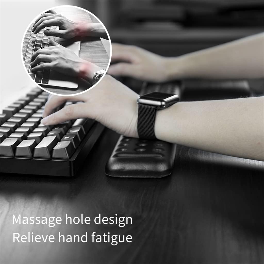 Keyboard Mouse Wrist Rest PU Ergonomic Memory Foam Hand Palm Rest Support for Computer Typing