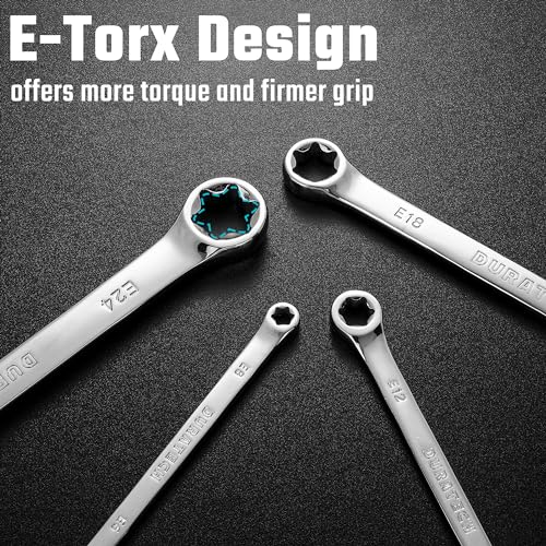 DURATECH 4-Piece E-Torx Wrench Set