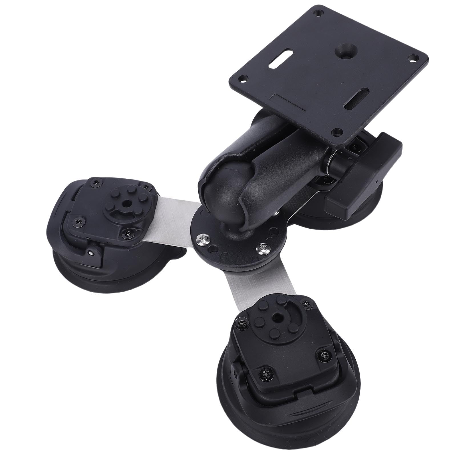 Supporto per Ventosa per Tablet Supporto Stabile in Lega di Alluminio con Cuscinetto di Carico per Scrivania in Vetro, per Tablet con Aspirazione a Vuoto per L'uso su Superfici Lisce