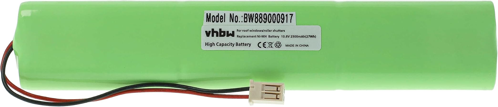 Batteria Per Velux Solarfenster 946933 Batteria NiMH Per Lucernari Solari Velux - 10,8V 2550mAh, Capacità Reale, Anno 2025 PRO Elik Robot - Foto 10
