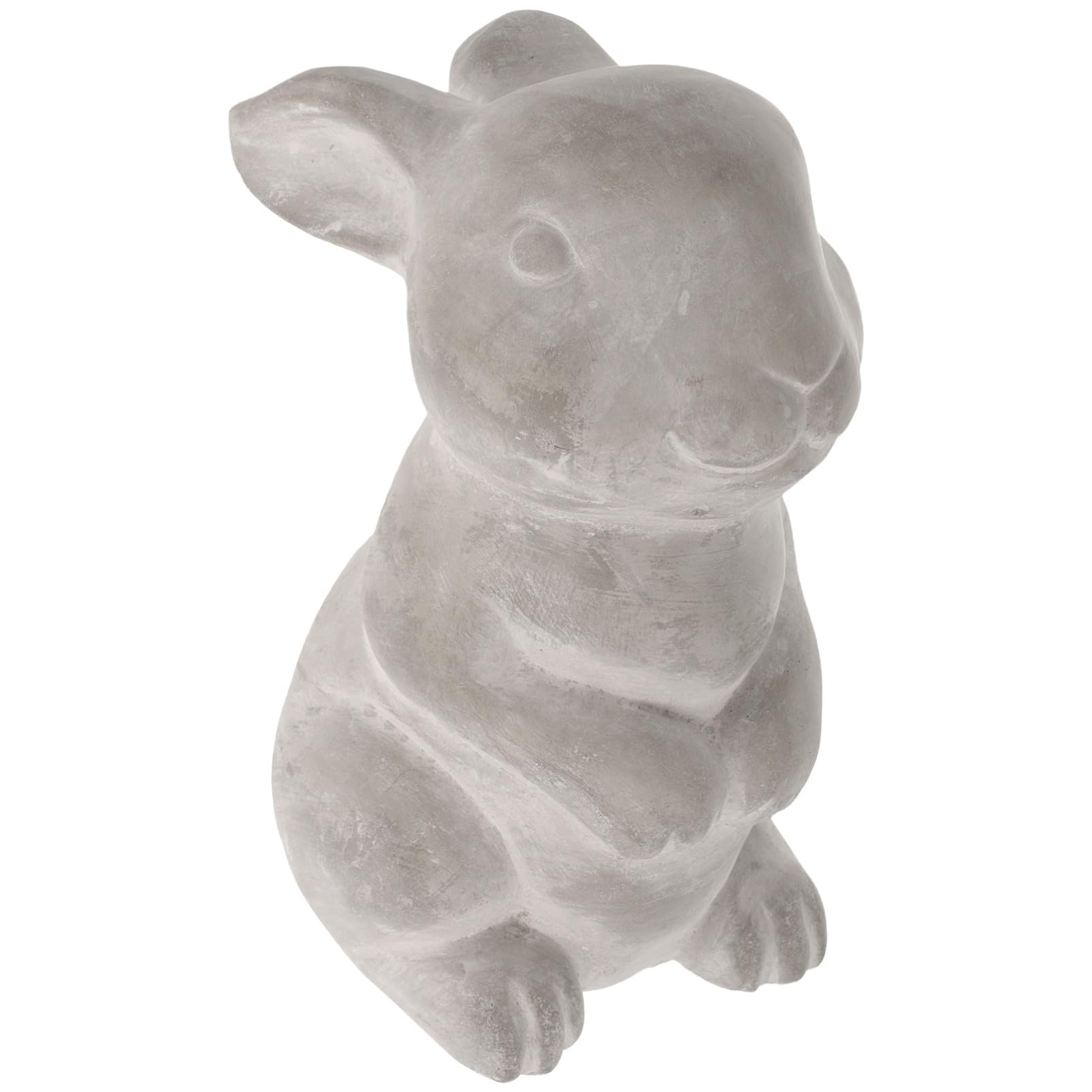Décoration de Jardin Lapin Réaliste Statue Extérieure pour Étang et Parterre de Fleurs YARNOW