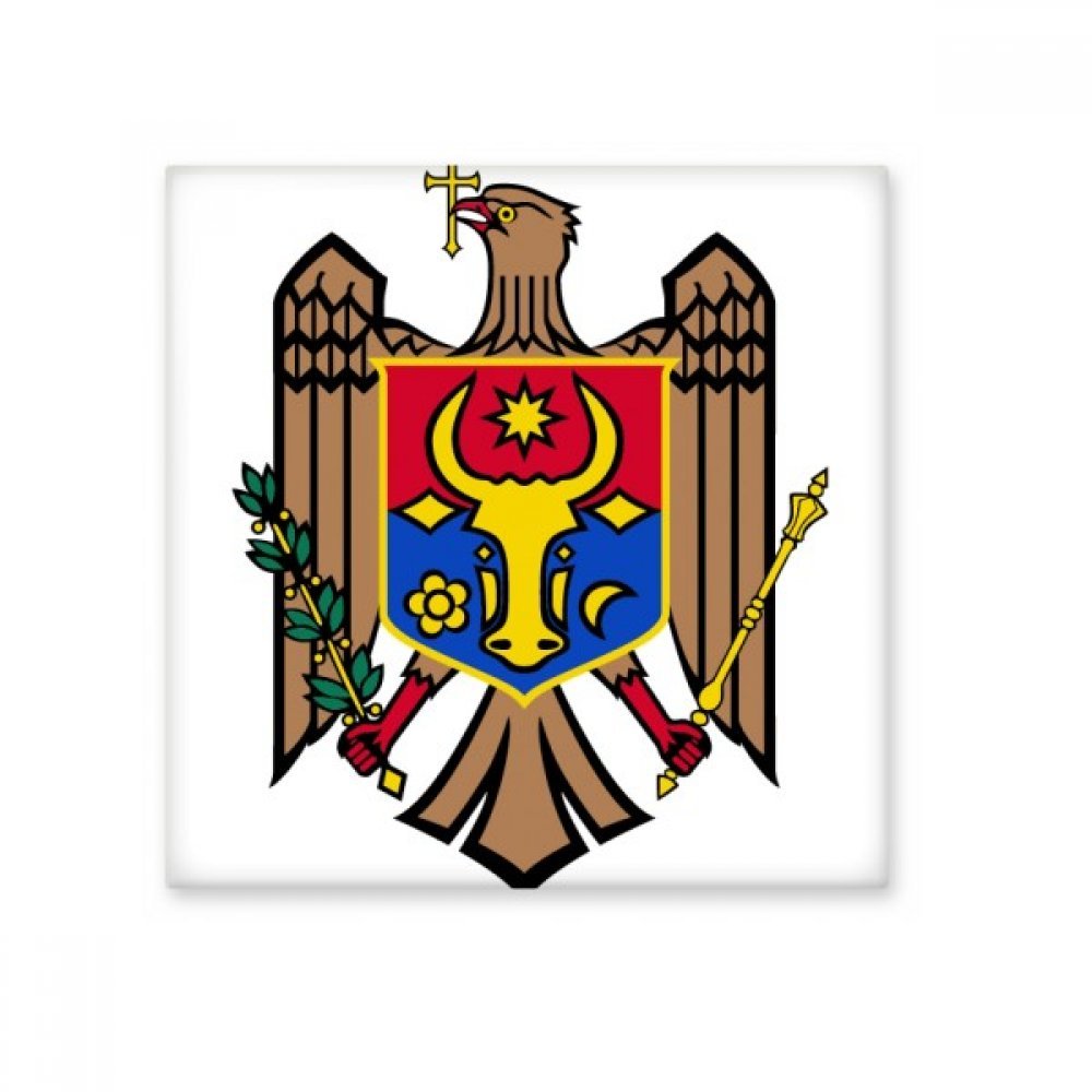 Céramique murale Moldavie blason européen pour un intérieur chargé d'histoire