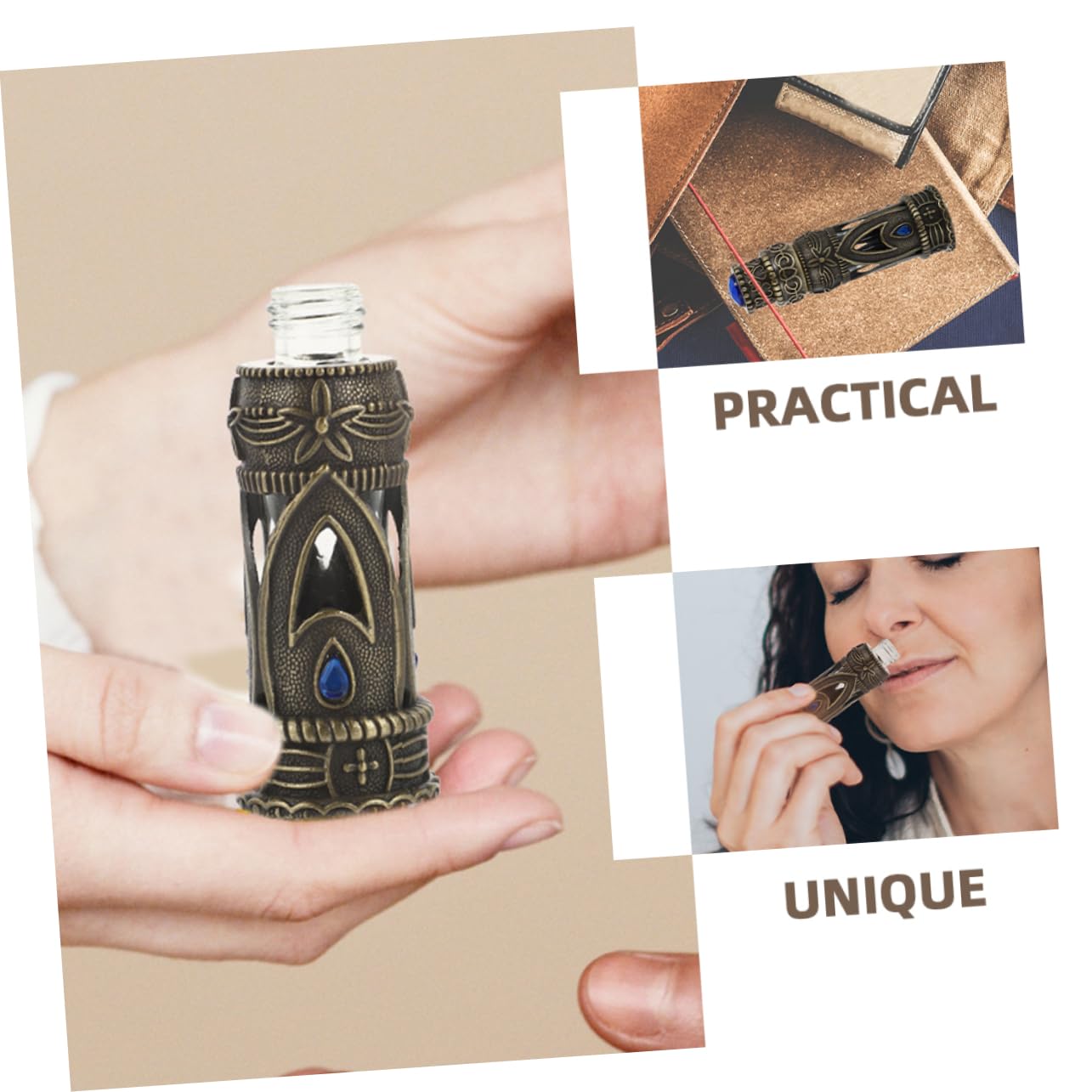 minkissy 10stücke Leere Parfümflaschen Nachfüllbare Leichte Flaschen Für Ätherische Öle Orientalisches Design Für Und Persönliche Nutzung Vielseitig Einsetzbar Für Parfüm Und Öle