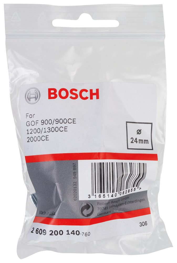 Bosch 2609200140 Manicotto di Guida con Chiusura Rapida, 24 mm