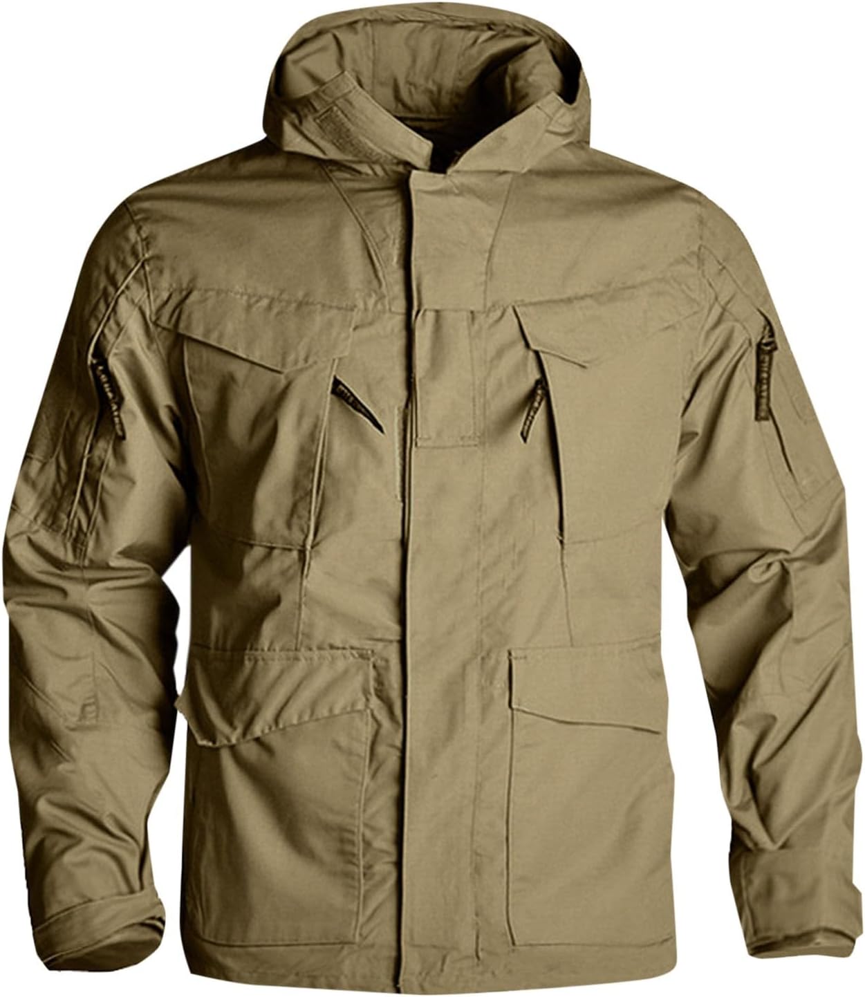 Men's Waterproof Jacket Lightweight Windbreaker with Hood Ski Jacket Fall Winter Clothes Outdoor
