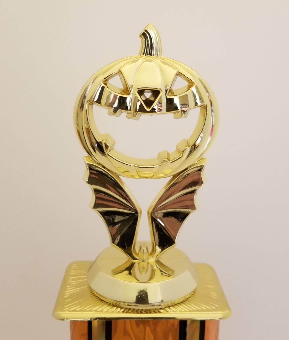 Halloween Pumpkin Jack O Lantern Set of (3) Trophies