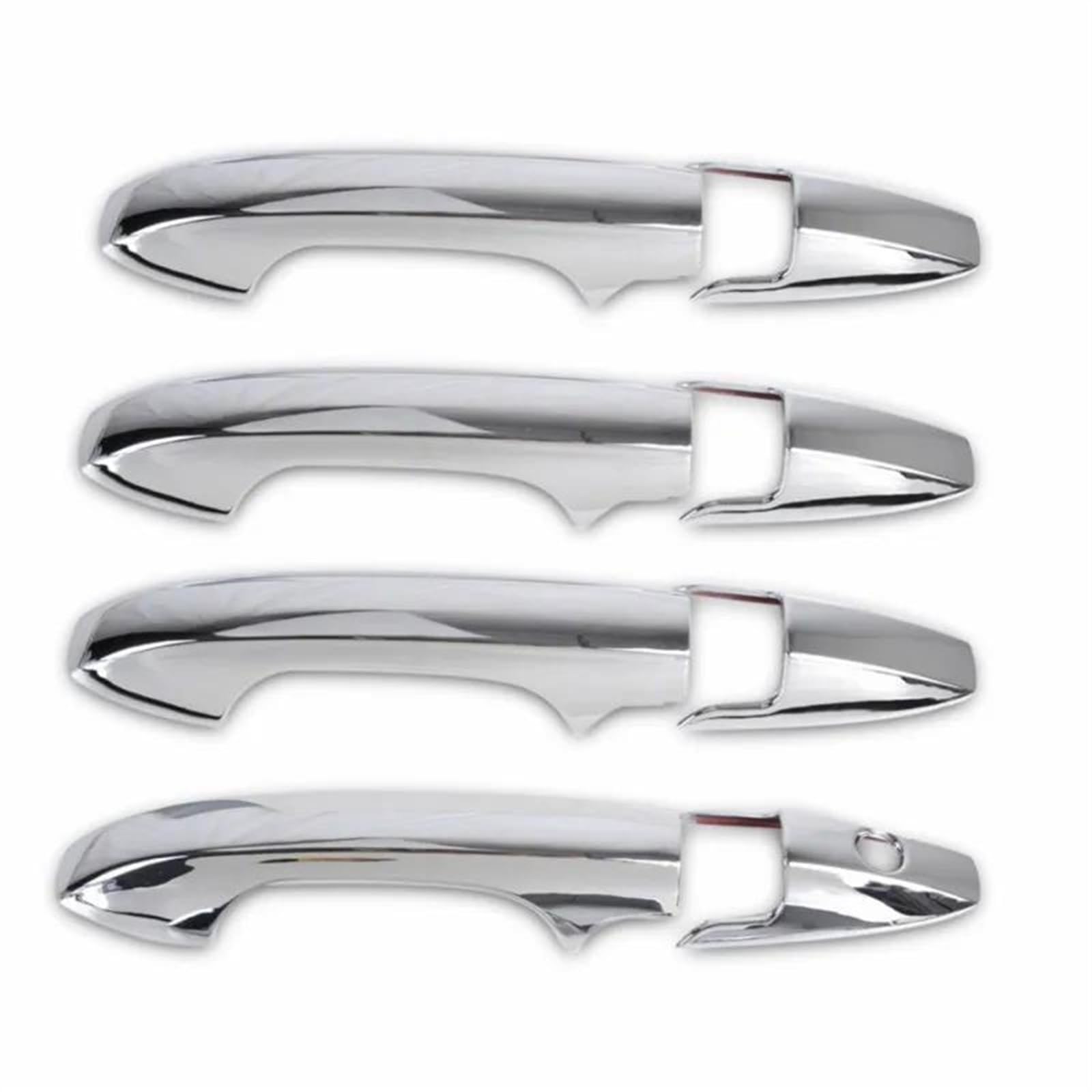 KJHOPY Car Parts ABS Door Handle Covers with Smart Entry Hole for CRV CR-V 2007 2008 2009 2010 2011 Exterior Door Handle(H)