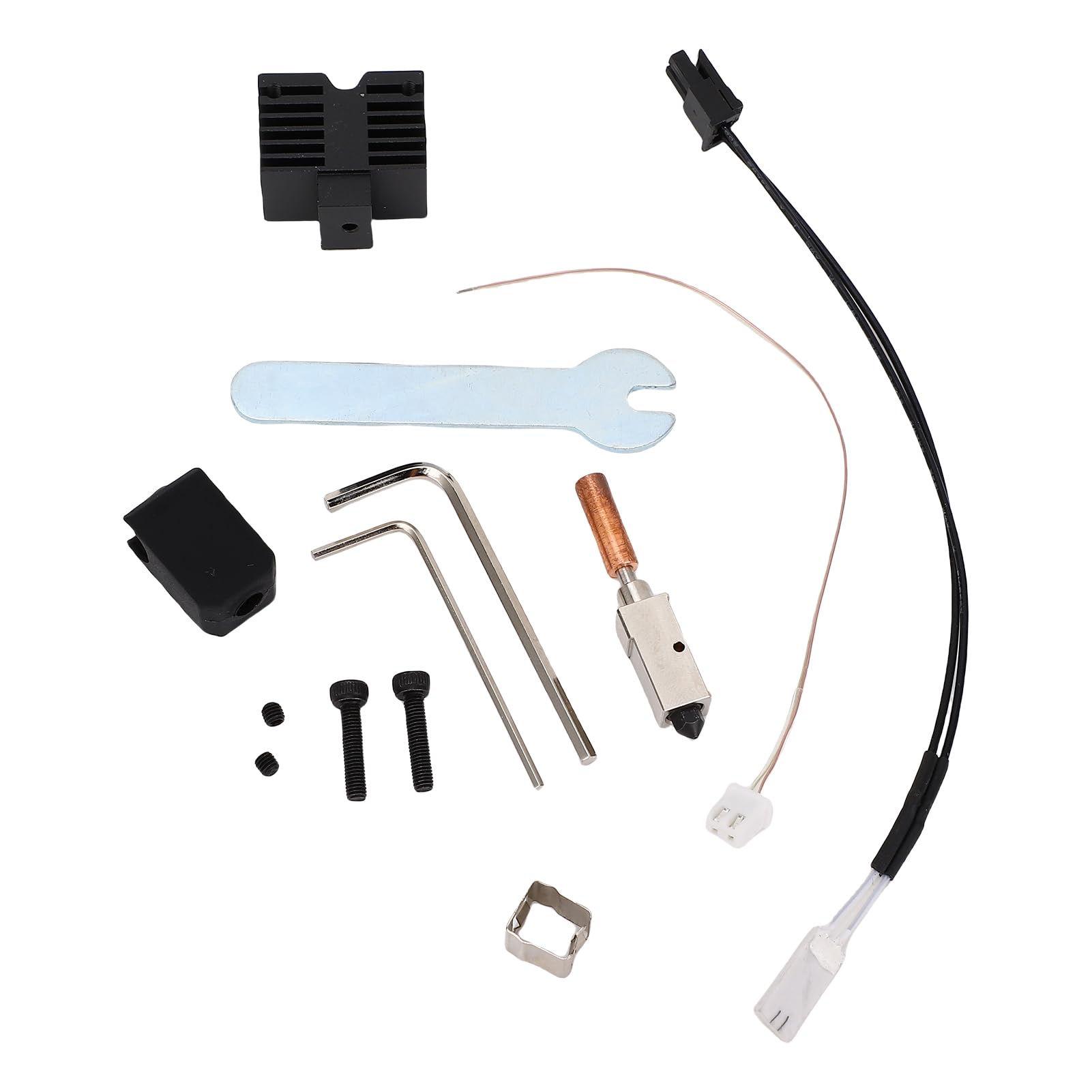 Hotend Replacement Kit for QIDI X Plus 3 X Maximum3 Smart 3 with 0.4mm Hardened Steel Nozzle Ceramic Heater for PLA ABS PETG TPU