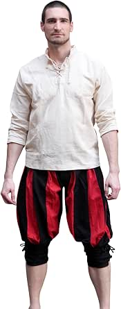 Landsknecht Pants Maximilian Black/Red