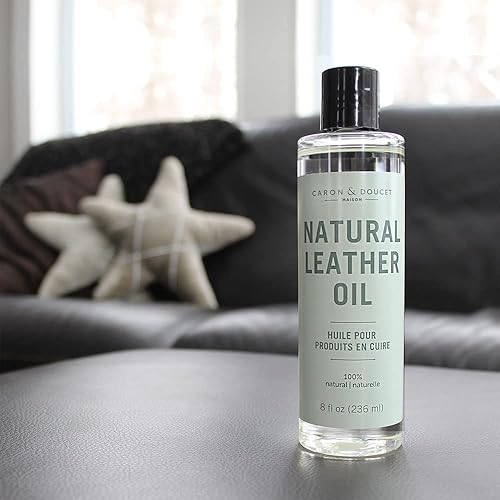Miniatura 3 de Caron & Doucet - Aceite y acondicionador de cuero 100% natural para reparar y restaurar; zapatos, botas, sofás, asientos de automóvil, bolsos,