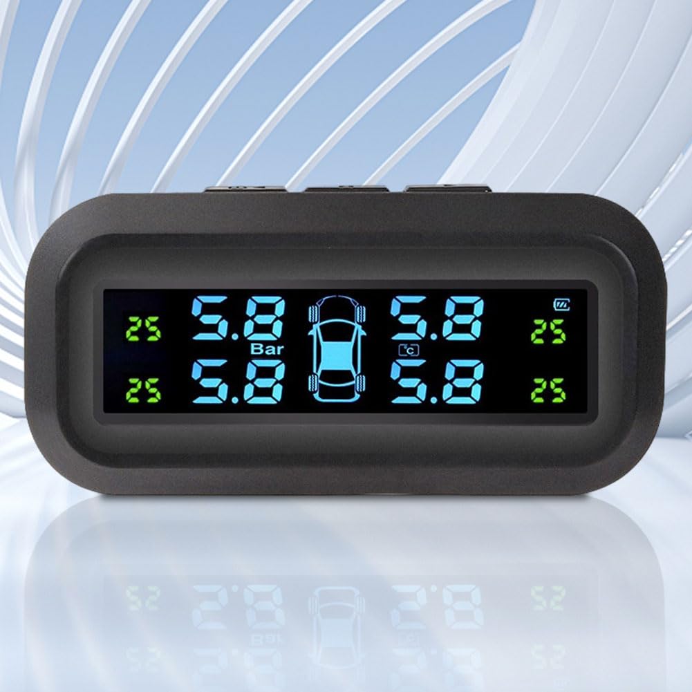 Tpms Sistema di allarme della pressione dei pneumatici for auto intelligente Sistema di monitoraggio della pressione dei pneumatici for strumenti automobilistici for accessori for veicoli Pressione Pn