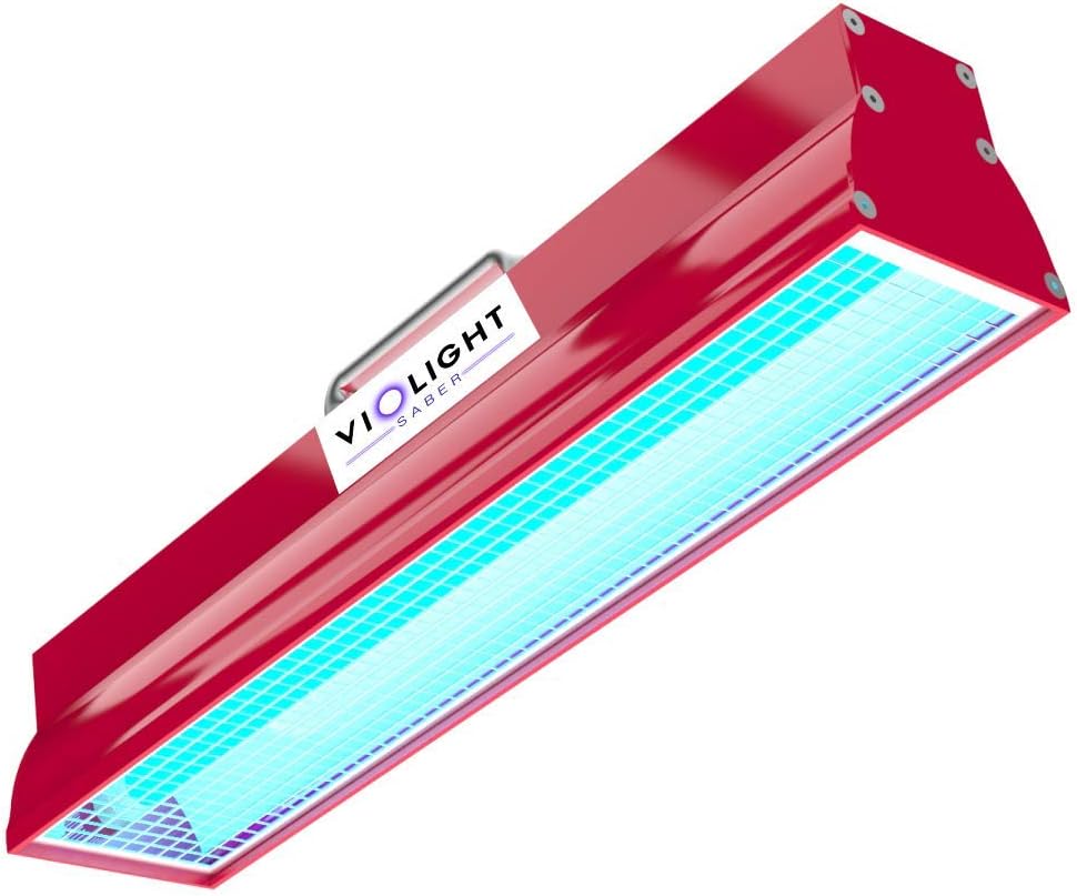 VIOlight SABER UVC Portable Virus Disinfection and Sanitization High power 20 Watt lamp (Red, Large)