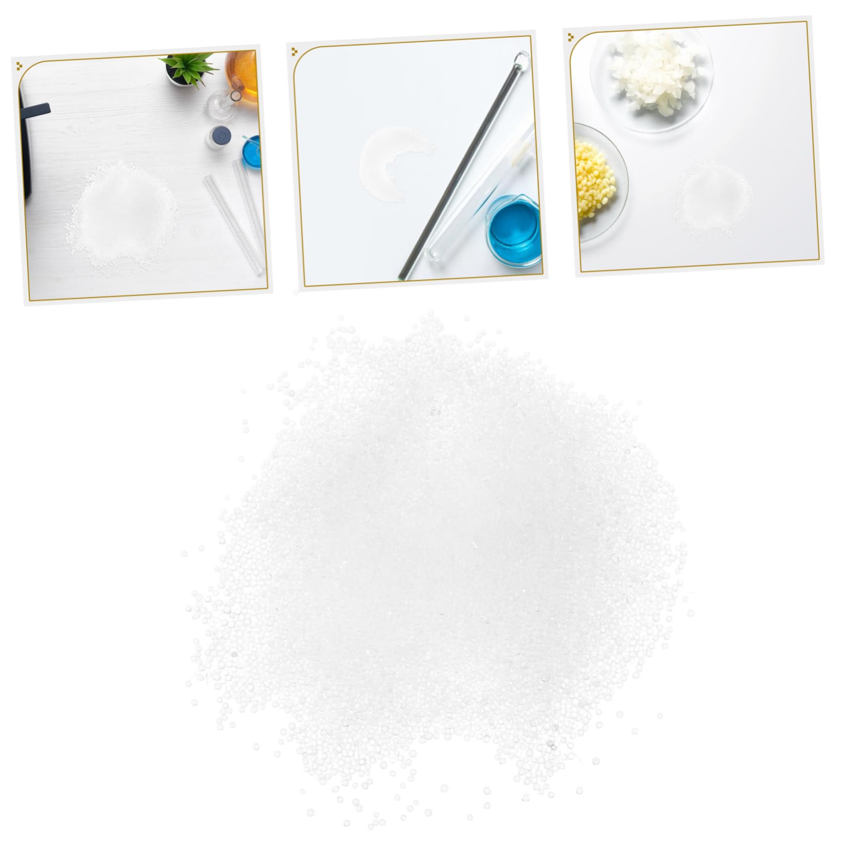 Cuentas de Vidrio Transparentes Redondas 1kg en Bolsa | Vidrio Pulido, Bordes Resistentes a Rayaduras, para Joyería y Decoración Interior