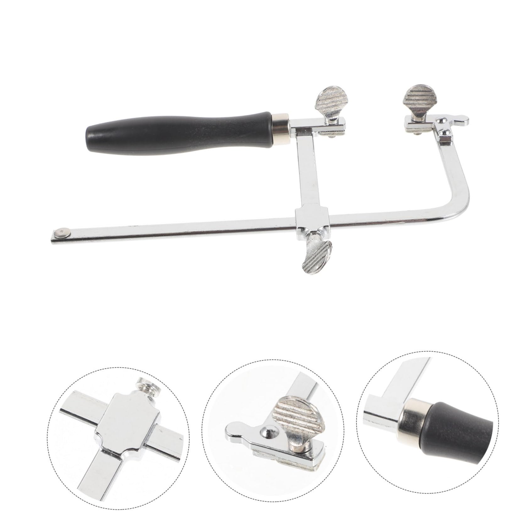 HOMSFOU 5 Pezzi Seghetto per Gioielli con Ergonomico Strumento Fai Da Te per Creazione Leggero e Compatto per Lavorazioni Artigianali