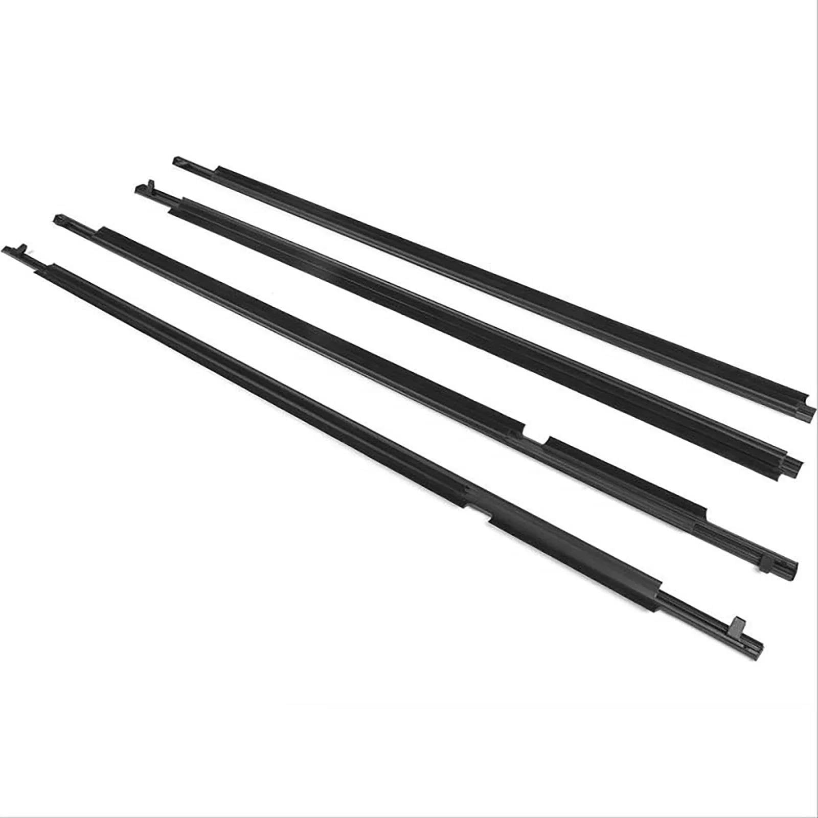 Zestaw uszczelek do drzwi (4-częściowy) do okien samochodowych, numer części 75720-12820, pasuje do Toyota i Scion XB (2007-2015), wodoszczelne listwy dociskowe, taśma uszczelniająca do okien