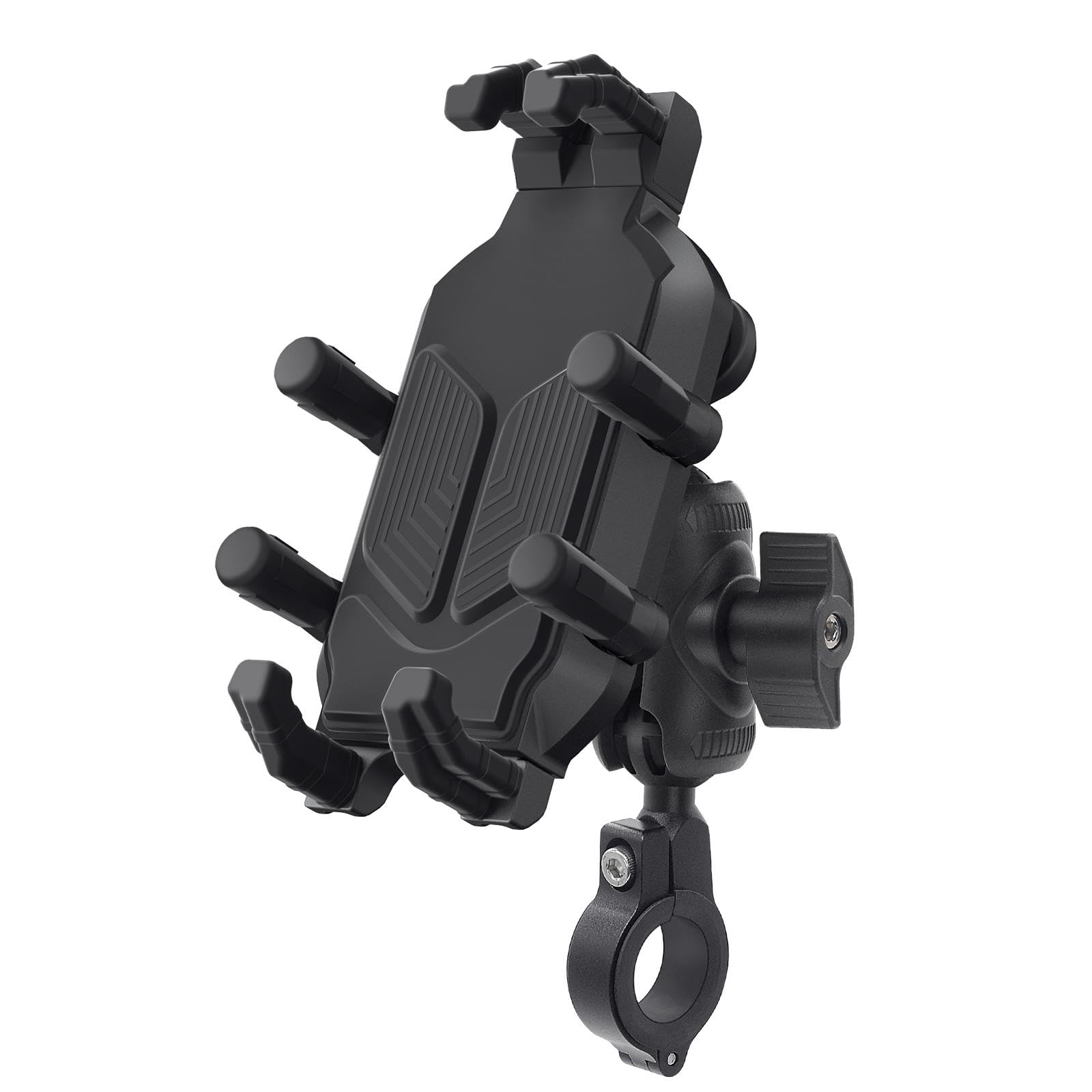 BaotyJie Motorcycle Phone Mount Bike Phone Holder Anti TREMBLE Shockproof Motorcycle Phone Holder Bike Phone Mount for Bike Scooter