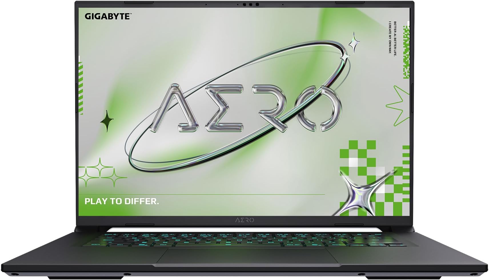 GIGABYTE AERO X16; Copilot+ PC - 165Hz 2560x1600 WQXGA - NVIDIA GeForce RTX 5070 - AMD Ryzen AI 7 350-1TB SSD with 32GB DDR5 RAM - Windows 11 Home - Lunar White