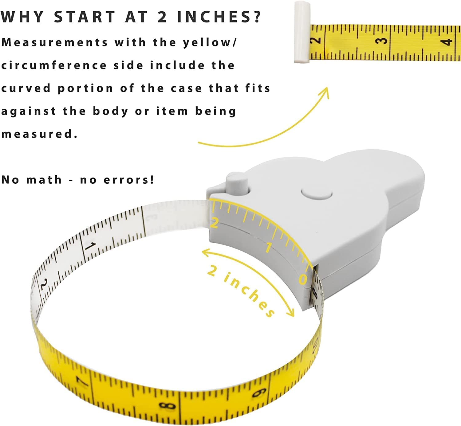CASSARIN™ Automatic Telescopic Tape Measure, Perfect Body Self Tightening Measuring Ruler, Retractable Double Scales Rulers, Waist Ergonomic Design Fitness For Bust Fat Thigh 7 61PSSjHjsIL. SL1500