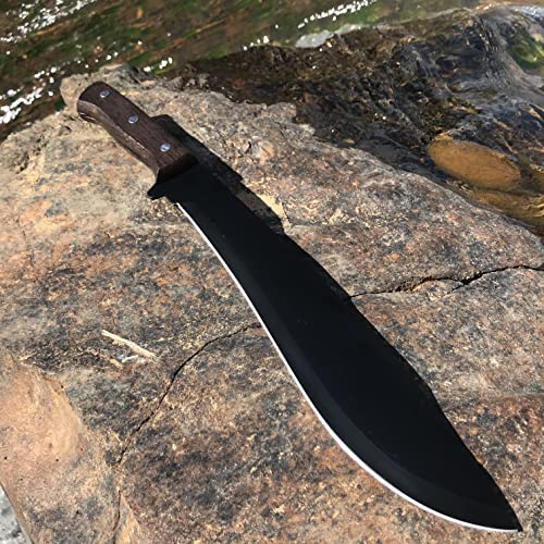 Facão Tático Militar Kit C/ 3 Rambo Todos Afiados Com Bainha Fulltang