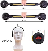 Vista 4 de SIMOLIO Paquete de 4 auriculares IR para reproductor de DVD para niños, auriculares infrarrojos inalámbricos para Honda Pilot, uConnect, Cadillac