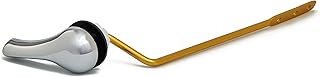 Qualihome Universal Side Mount Toilet Handle Tank Flush Lever Replacement Handle, Chrome Finish Toilet Handle