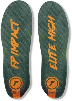 FP Kingfoam Elite Insoles-Shock Absorbing, Pain Relief, Arch Support, Heel Cup Protection, Trim-to-Fit Shoe Inserts for Impact & Comfort | Elite Hi Classic | Small M 3-8 / W 5-10