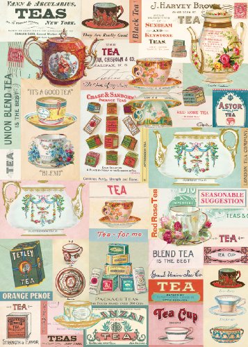 Cavallini Decorative Paper - Vintage Tea 20