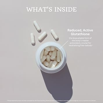 VTC VitaTradingCo. Glutathione | Free Radical Neutralizer | Reduced, Active Form for Optimal Bioavailability | Antioxidant for Detoxification & Immune Support | 60 Veggie Capsules