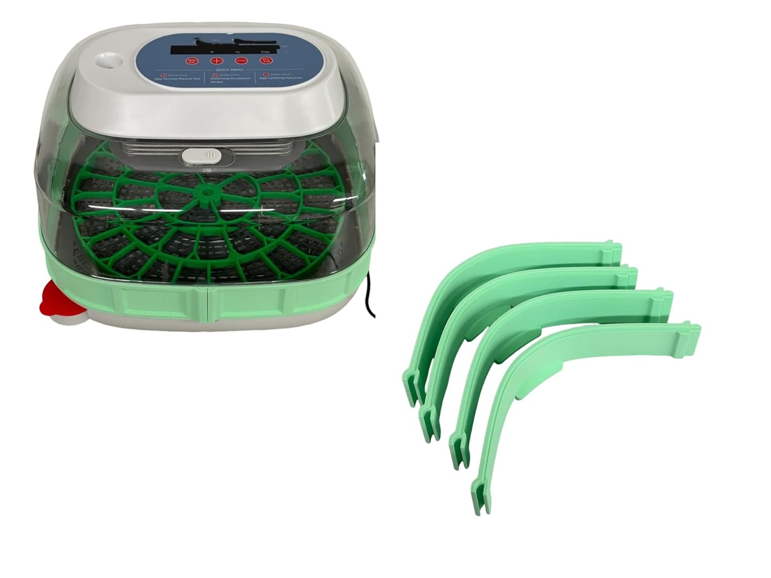 The Riser Base for the Compatible with Sailnovo 24 Incubator Allows for the Incubation of Larger Eggs and Chicks. (Orange)