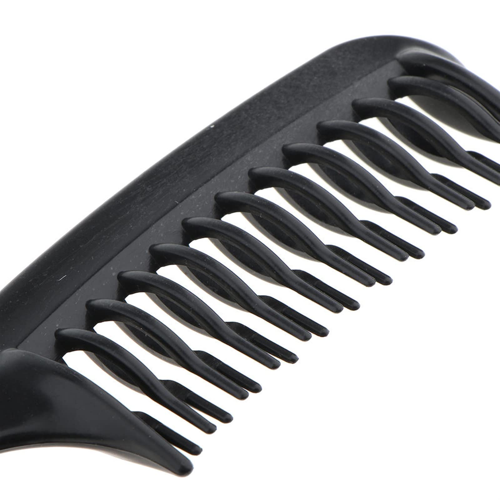 DieffematicSZ Grzebień Plastic Comb Hairdressing Comb Household Styling Comb Black Hair Comb Big Tooth Comb