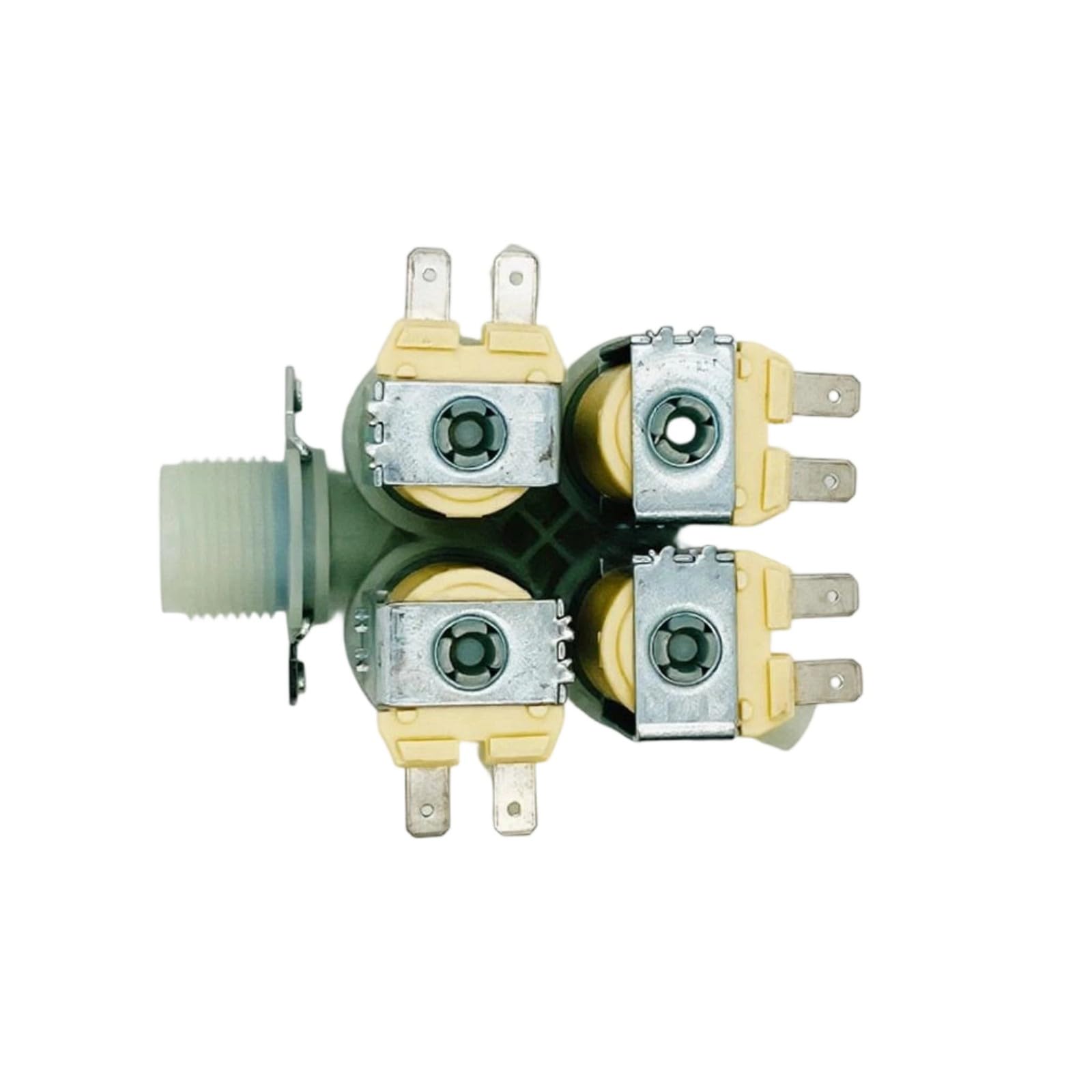 Accuracy Solenoid Gate for Washer Accurate Water Control Easy Installation Permanent Polystyrene Metal Construction Permanent Washer Solenoid Gate Impermeable Action Water Regulation Simple